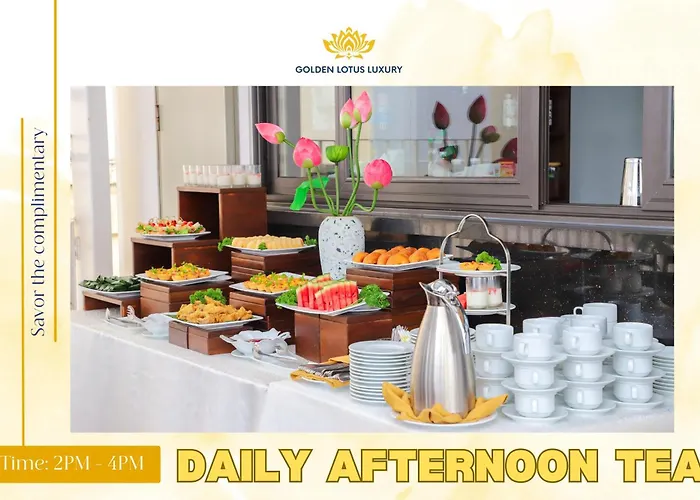 Golden Lotus Luxury Hotel Danang - Complimentary Daily Afternoon Tea
