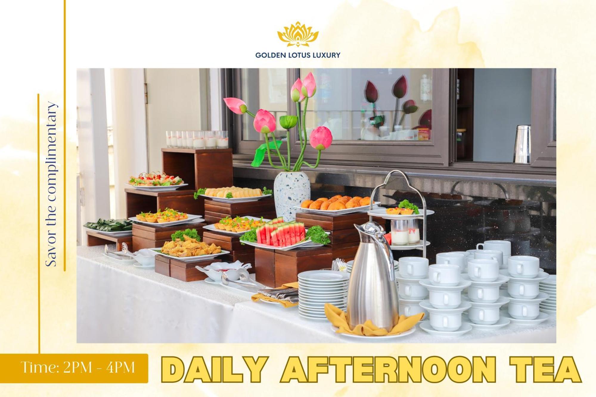 Golden Lotus Luxury - Complimentary Daily Afternoon Tea Hotel Đà Nẵng